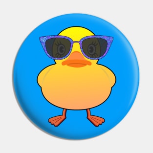 Rubber Duck sunglasses Pin