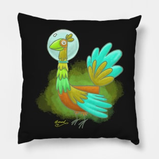 Space Bird 1 Pillow