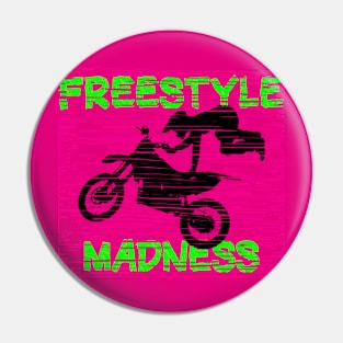 Dirt Bike Freestyle Madness Pin