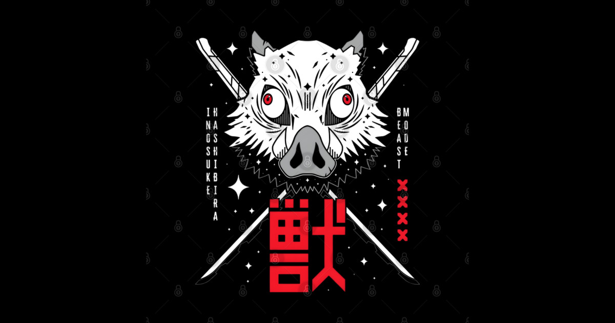 Inosuke Demon Slayer - Inosuke Fan Merchandise - Sticker | TeePublic