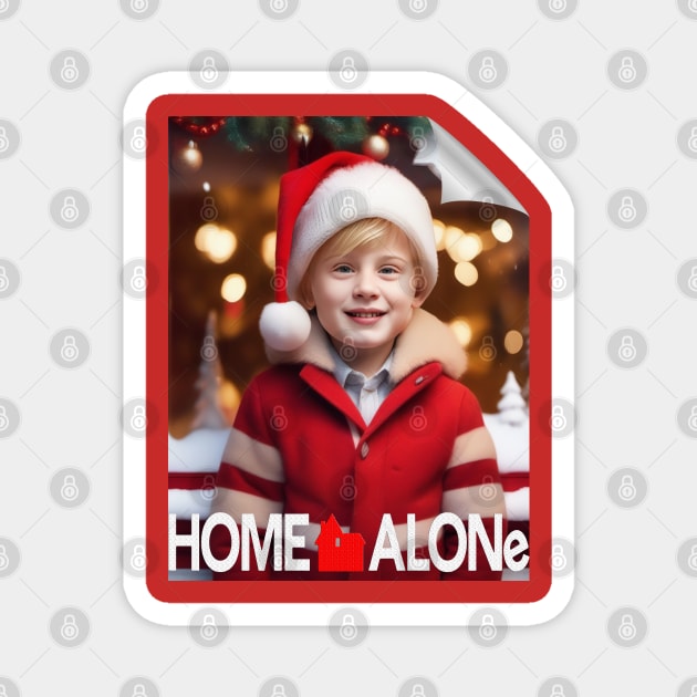 home alone merry christmas new version poster style 3 Magnet by namanaaya