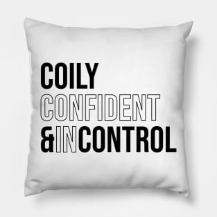 Coily and in Control Pillow