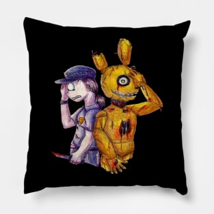 Springtrap and PurpleGuy Pillow