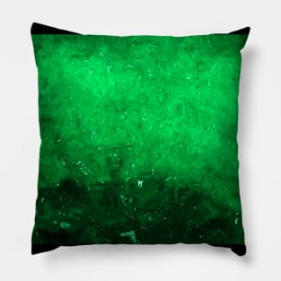 Neon Green Marble Stone Pillow