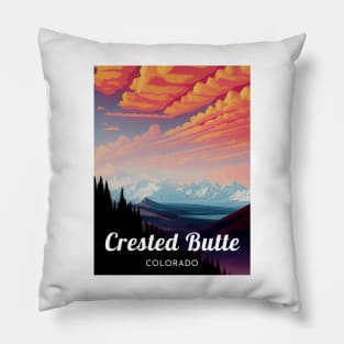 Crested Butte Colorado United States ski Pillow