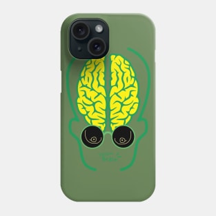 Yellow Brain Phone Case