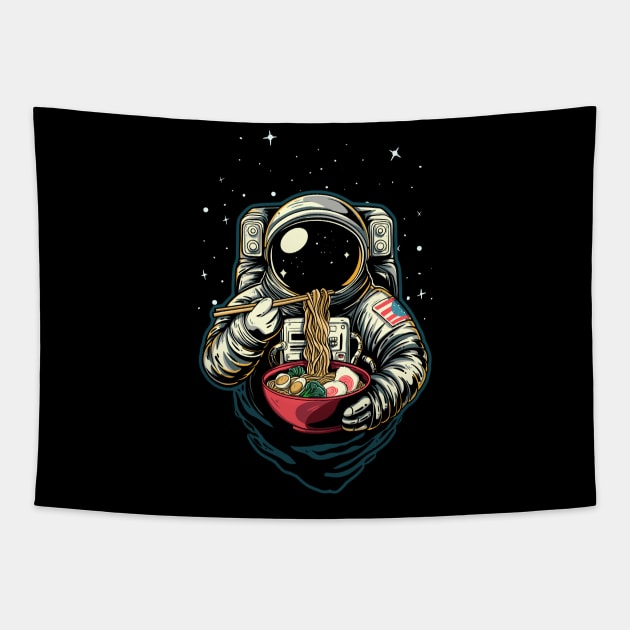 Ramen In Astro Space Tapestry by alluslang