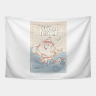 Kyoshi Island Travel Poster Tapestry