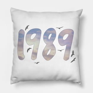 1989 Sky Birds Pillow