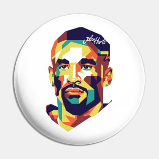 Jalen Hurts Colorfull WPAP Pin