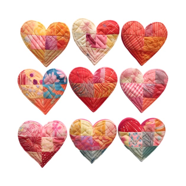 Patchwork Hearts Collection by Mistywisp