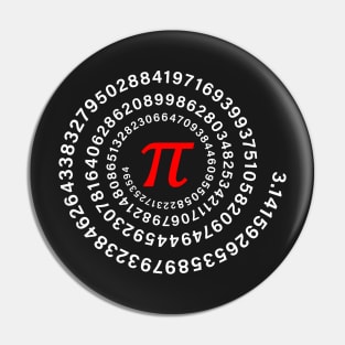 Pi, π, Spiral, Science, Mathematics, Math, Irrational Number, Sequence Pin
