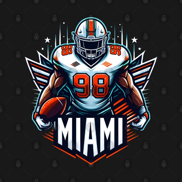 Miami Dolphin Player Zone by TeeVee