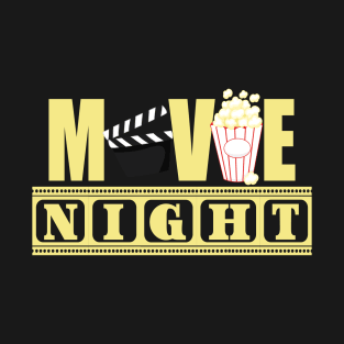 Matching Family Movie Night Party Gift T-Shirt