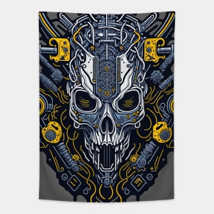 Mecha Skull S02 D12 Tapestry