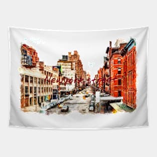 Newyork city art Tapestry