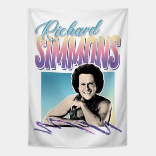 Richard Simmons 80s Styled Tribute Design Tapestry