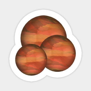 Copper Marble Balls Magnet