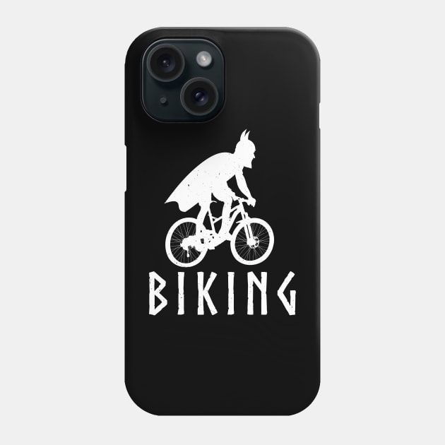 Funny Biking Viking Phone Case by Daytone