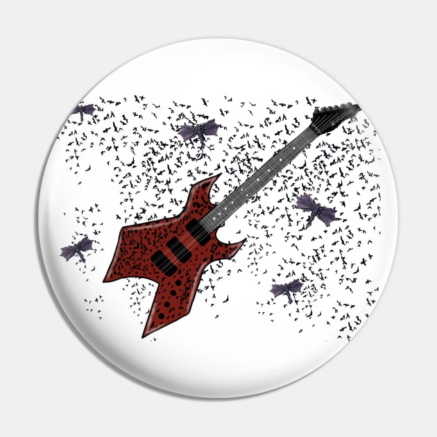 Guitar Pin by tiffytiff