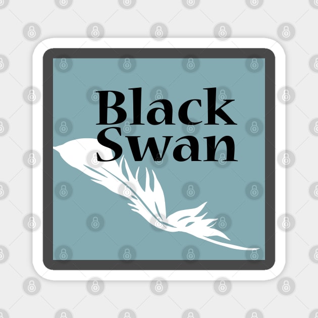 black swan simple fanart Magnet by viovi