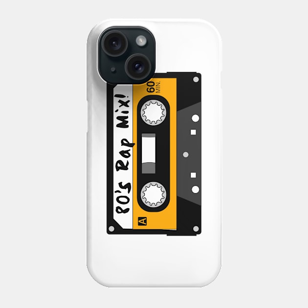 80’s Rap Mix Tape Phone Case by MessageOnApparel
