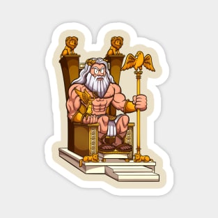 Zeus On Throne Magnet