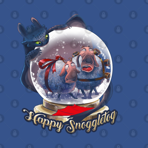 Discover Happy Snoggletog! - How to Train Your Dragon: Homecoming​ - Toothless - T-Shirt