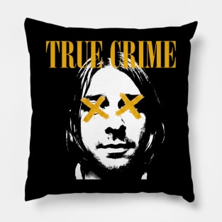 True Crime Seattle Grunge Rock Pillow