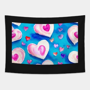 Seamless Valentine's Day Patterns Tapestry