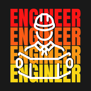 Colorful engineer T-Shirt