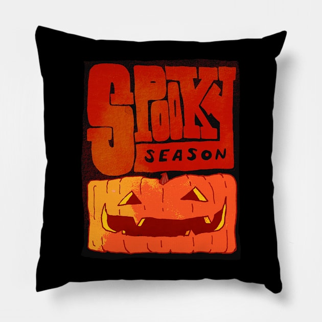 Spooky Season Pillow by Kenny Routt