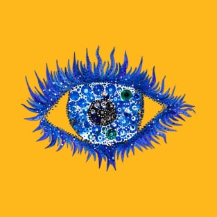 Third eye. Petrykivka art. Eye amulet. UA folklore T-Shirt
