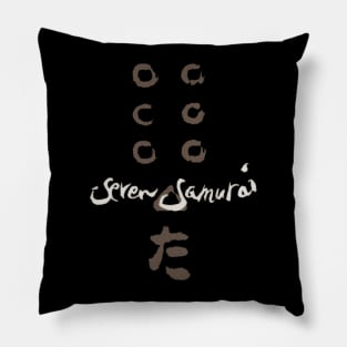 Mod.6 Seven Samurai Japanese Pillow