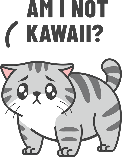 Am I not Kawaii? Kids T-Shirt by rarpoint