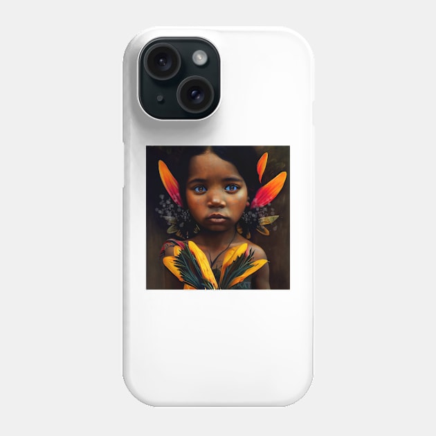 Flame Lily Faerie Phone Case by KimTurner