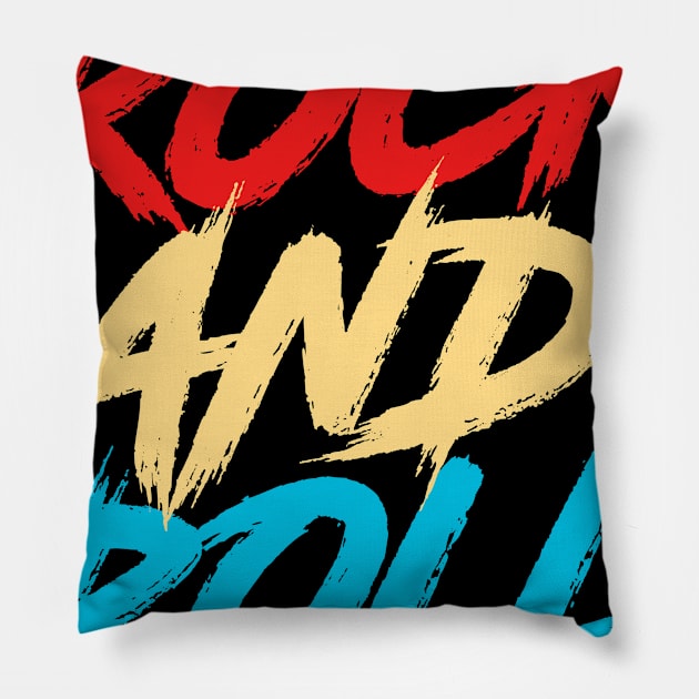 Rock And Roll Pillow by ABCSHOPDESIGN