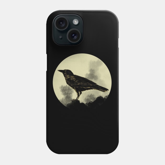 Crow Phone Case by artsandherbs