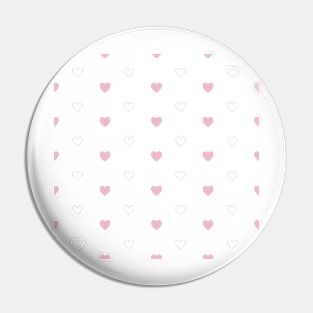 soft little pink hearts Pin