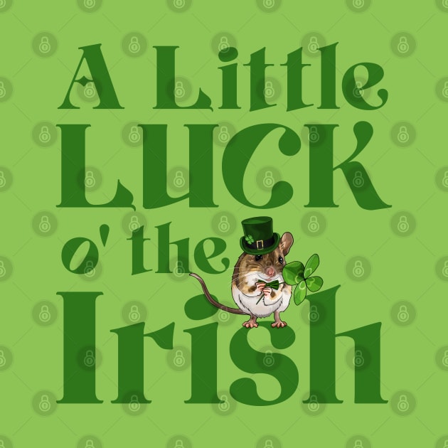 A Little Luck St Patricks Day Mouse by CarleahUnique