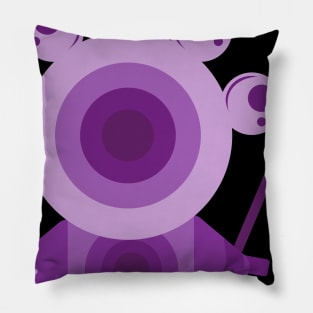 monster doodle alien invasion Pillow