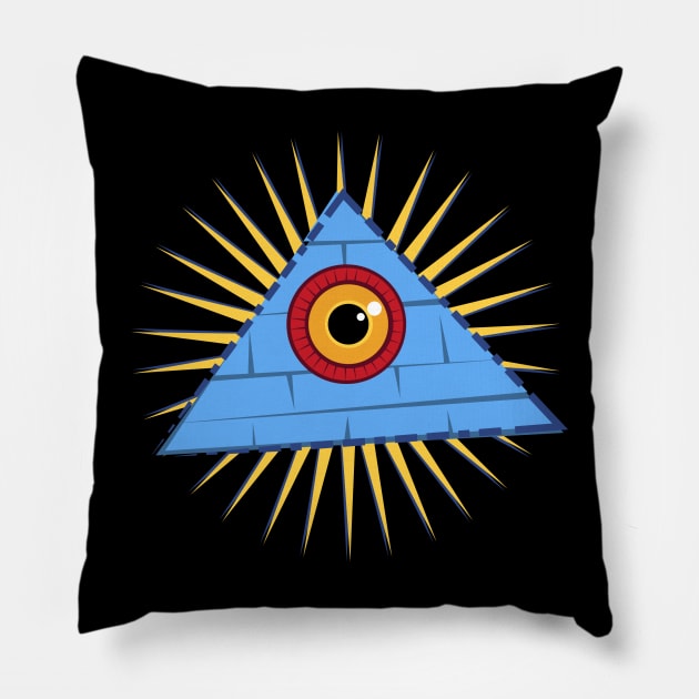 Pyramid Eye Pillow by synaptyx