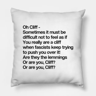 Cliff Richard - Rick Young Ones Poem Pillow