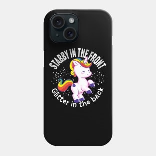 Stabby the unicorn Phone Case