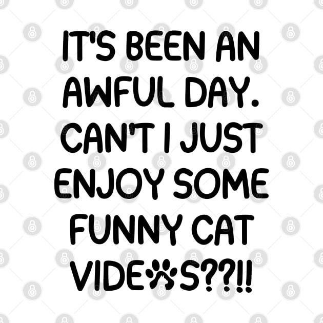 Cut me some slack, cat videos rock! by mksjr