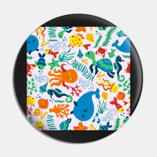 Ocean Animals Pin