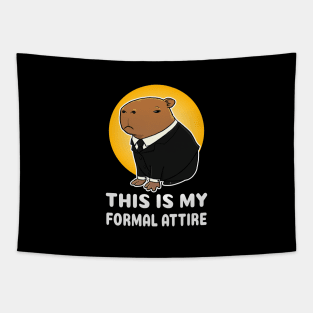 This is my formal attire Capybara suit Costume Tapestry