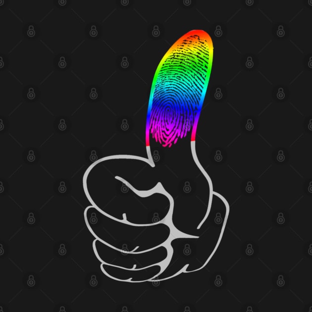 LGBTQ Thumbs Up by KZK101