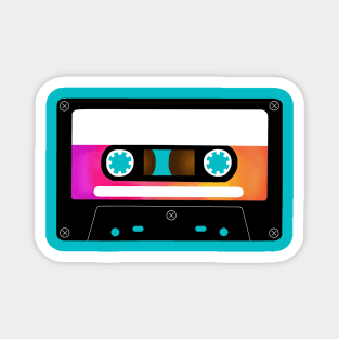 Neon 1980s Cassette Tape Magnet