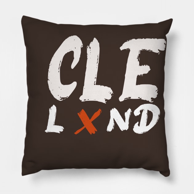 clelxnd 2 Pillow by Deon_Hill_Draws